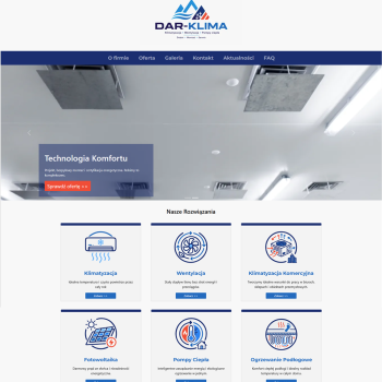 Strona Internetowa firmy Dar-Klima