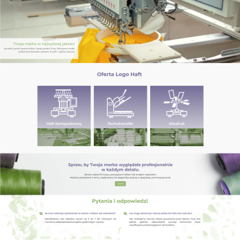 Strona Internetowa Firmy Logo-Haft
